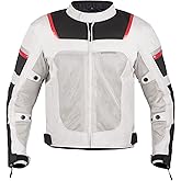 WICKED STOCK Mesh Motorcycle Jacket Men - CE Level 2 Enduro Biker Jacket Motorcycle Armor - Reflective Mens Motorcycle Jacket