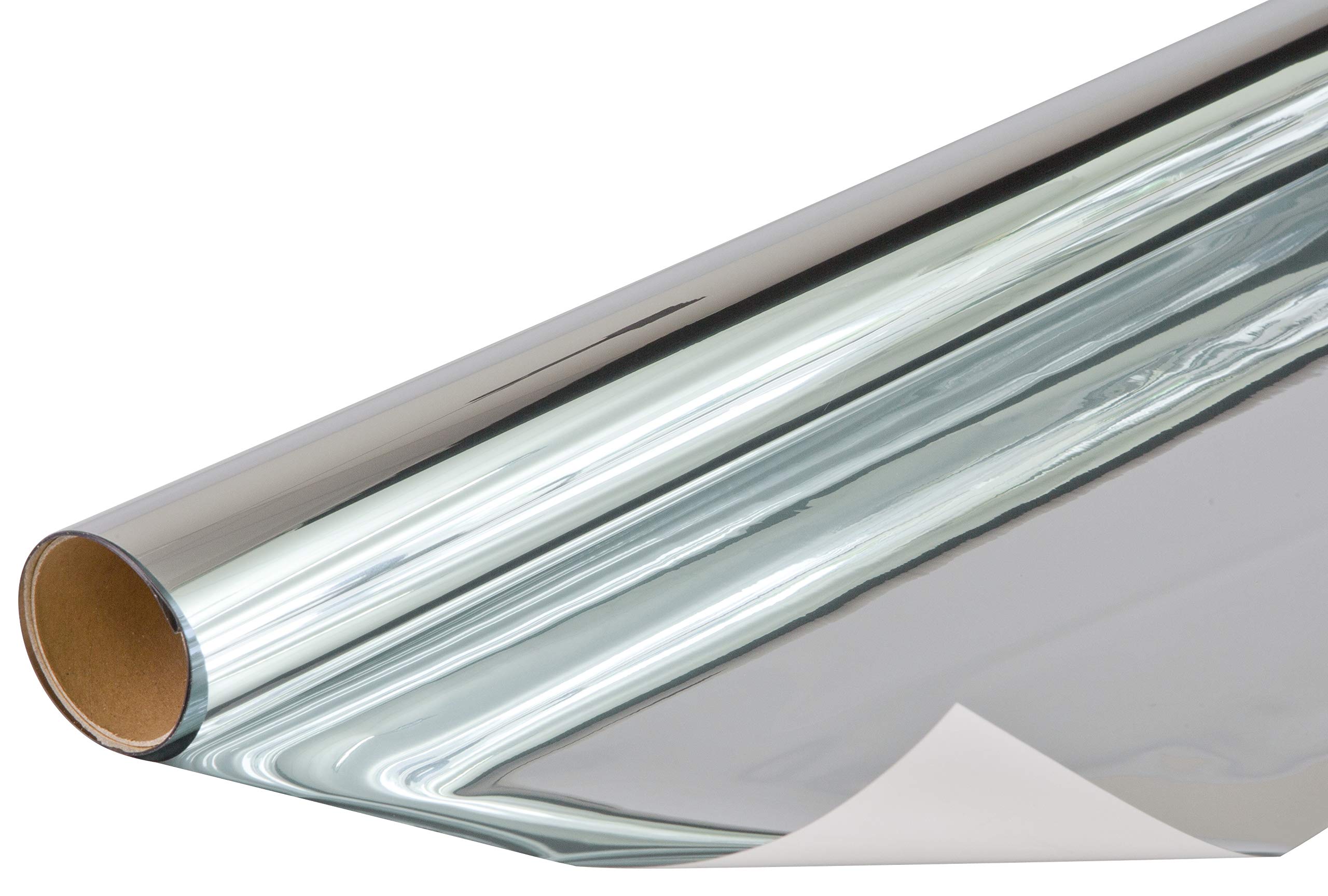 Venilia Vitrostatic 53439 Window Film, Spy Mirror Film, Mirrored Film, Privacy Film, Glass Film, UV Protection, 90 cm x 2 m