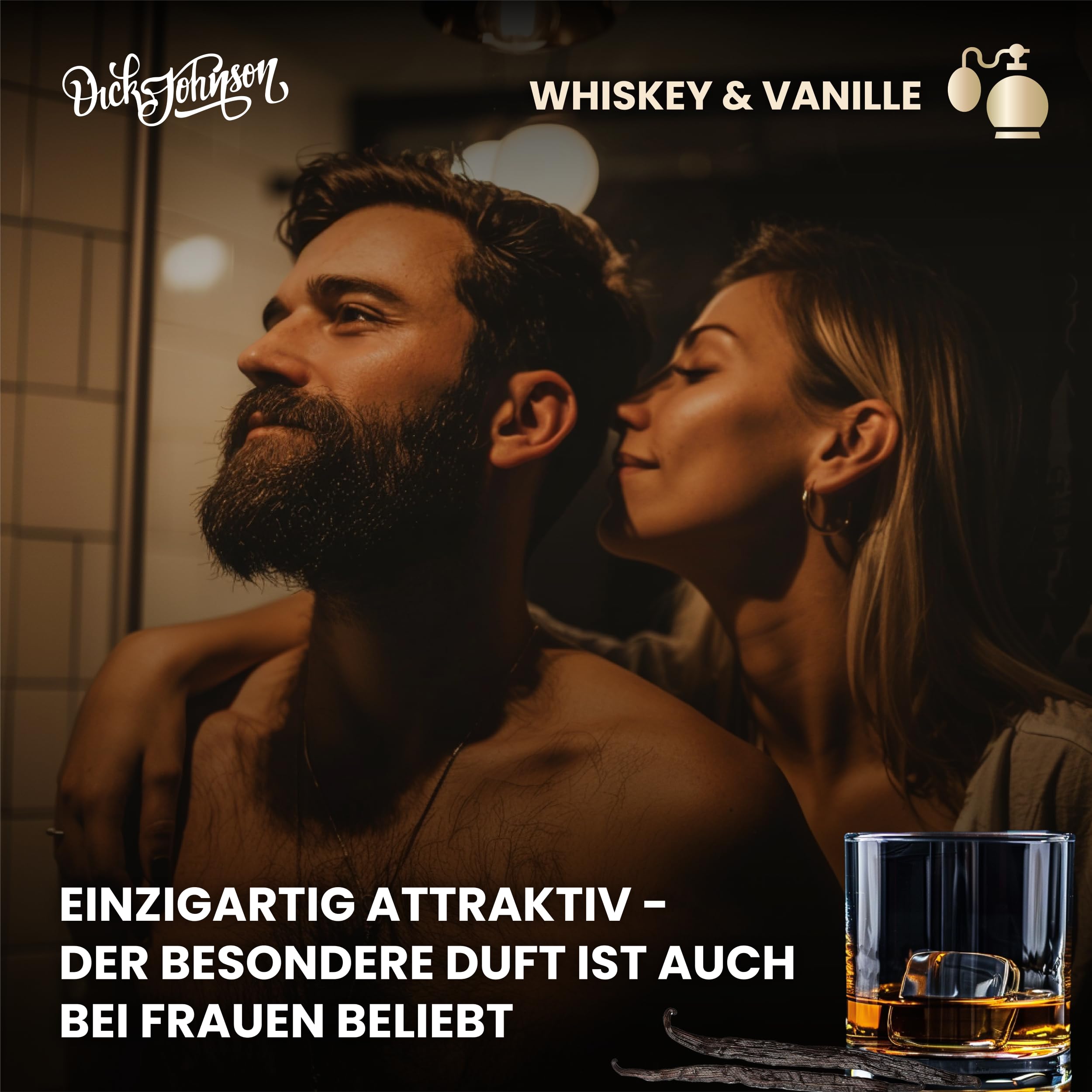 Dick Johnson Eau de Parfum Herren 50 ml – Parfüm Männer mit Whiskey Vanille-Duft – Signature Serpent Herrenduft intensiv maskulin – Parfum Geschenk für Männer – Eau de Parfum Made in Finnland 2