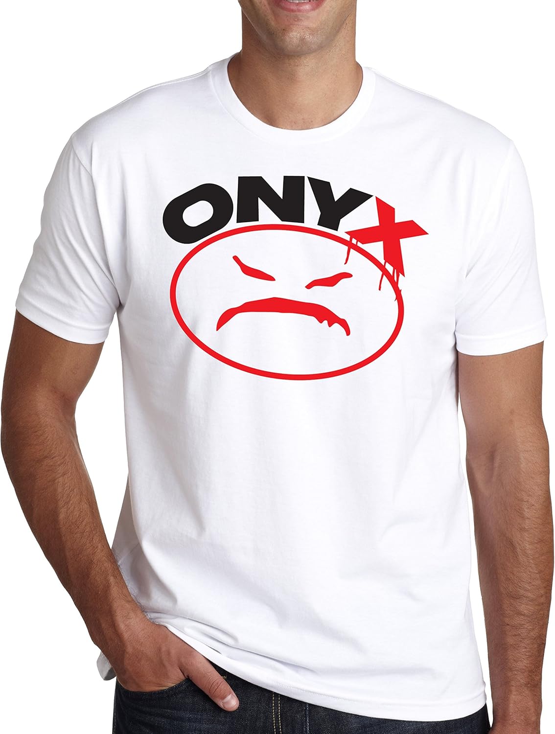 Onyx Black and Red Logo Men's TShirt Amazon.de Bekleidung