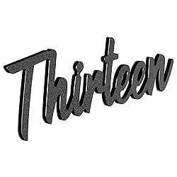 LUCK HOUSE Cursive House Numbers for Outside – 6