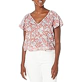 Joie Womens Katya Top in Celestial Blue Multi