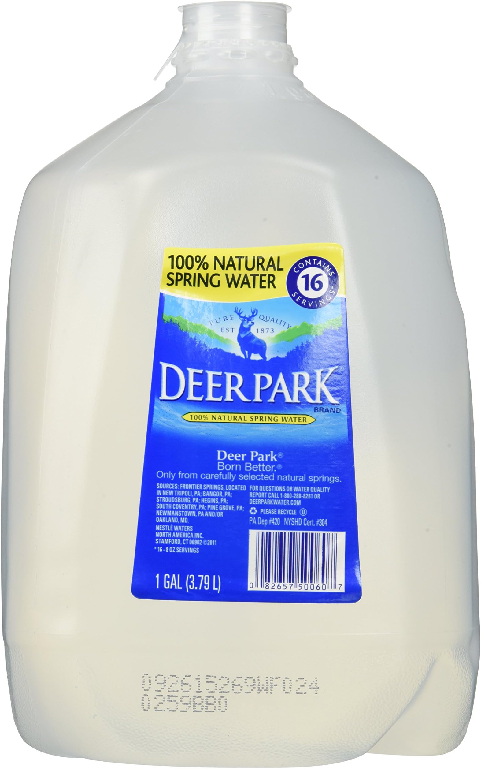 DEER PARK 100% NATURAL SPRING WATER, 1 Gallon