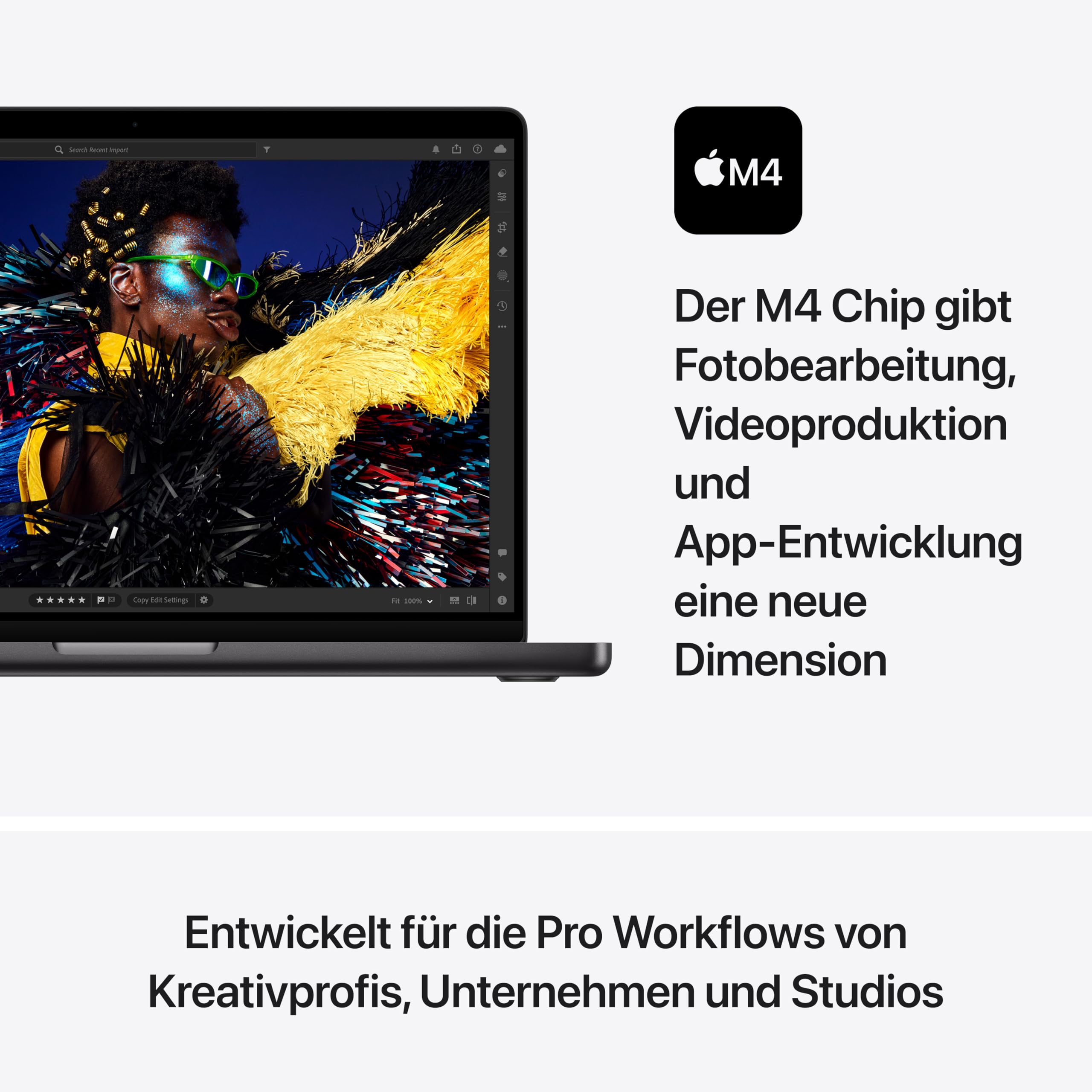 Apple 2024 MacBook Pro Laptop mit M4 Chip mit 10 Core CPU und 10 Core GPU: 14,2