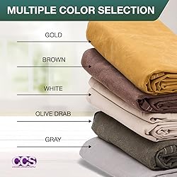 CCS Waterproof Canvas Tarp Cover – Heavy Duty