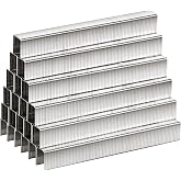 meite T50 Stainless Steel Staples Marine, 9/16 Inch Heavy Duty Staples for Staple Gun - 1512 Counts, 20 Gauge 3/8 Inch Crown T50 Upholstery Staple for Salt Water, Marine Applications