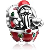 Merry Christmas Tree,Reindeer, Bell,Snowman Charms 925 Sterling Silver Xmas Gifts Bead Fit Pandora Bracelet