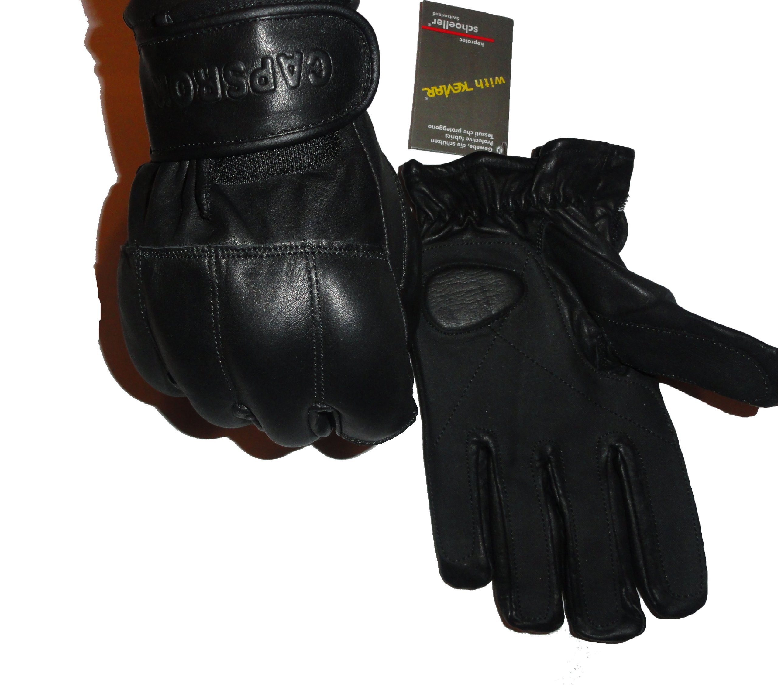 Doorman Leather Traditional Sand & Kevlar Flexible Gloves – Police, Enforcement