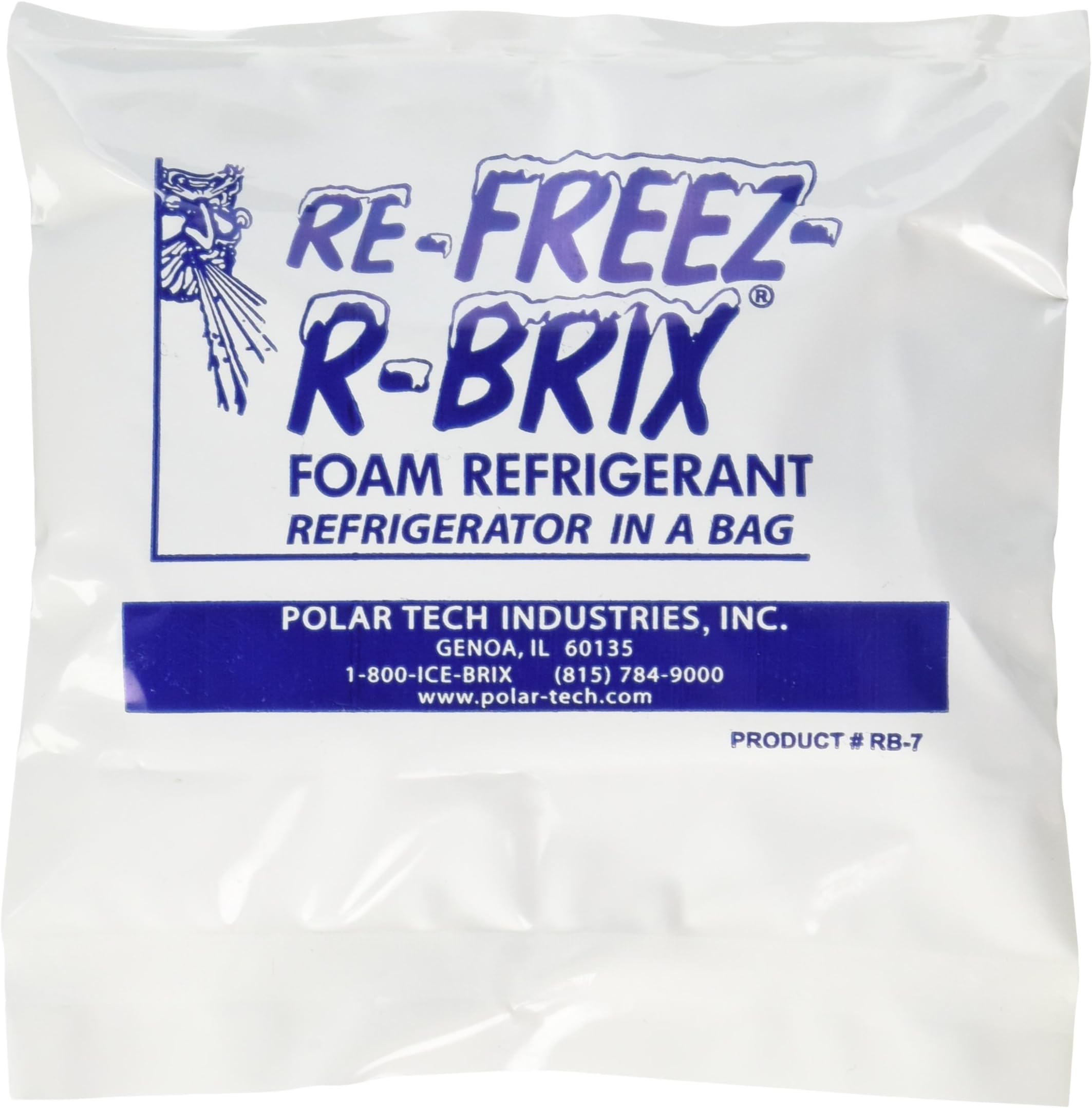Shipping Supply Re-Freez-R-Brix Cold Bricks, 4 1/2" x 2" x 1 1/2" (RB7)