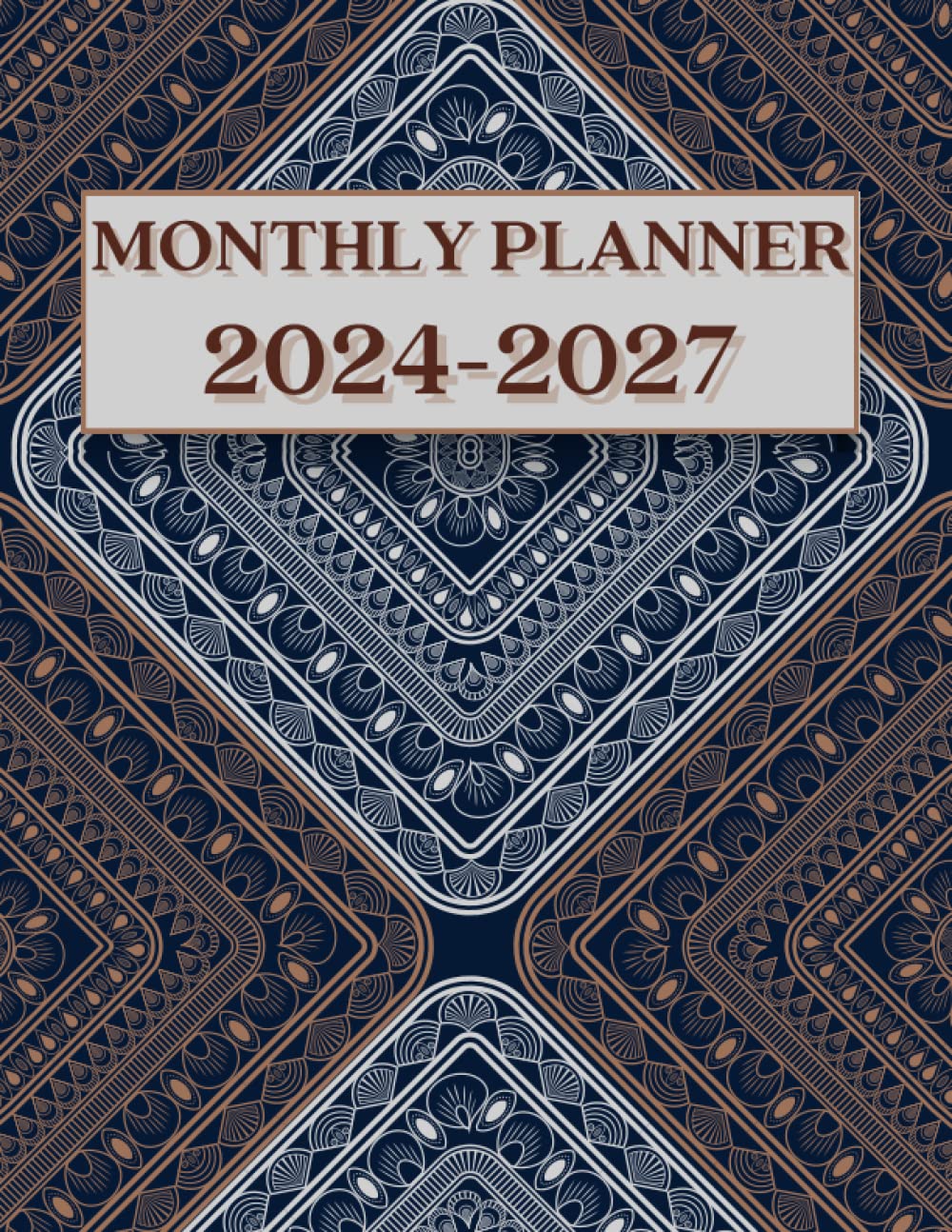 2024-2027 Monthly Planner 4 years: 48 Months Planner, January 2024 to December 2027, 4-Year Calendar & Monthly Planner- 8.5x11 inches, |Theme: Professional |
