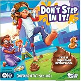 Hasbro Gaming Don't Step in It Preschool Game I Blindfolded, Poop Party Game | Spinner with 8 Fun Animal Moves | Ages 4+| 1+ Players I Funny Kids Board Games | Easter Gift for Kids