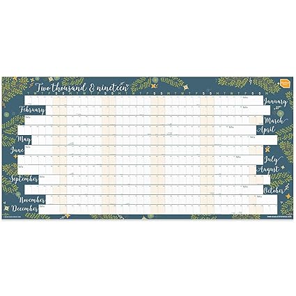 Sin Laminar Organizador Para El Hogar O La Oficina Calendario