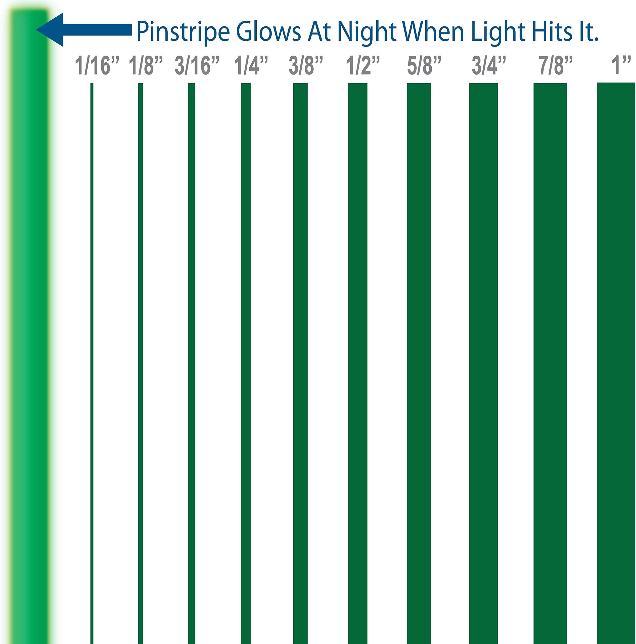 1060 Graphics 1/8" Wide Reflective Pinstripes (Green) Custom Vinyl Pinstriping Tape Decal Stripes