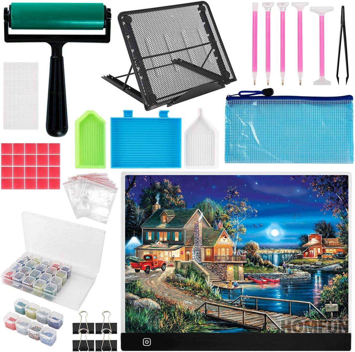 B4 Diamond Painting Led Light Pad Kits,Portable Led Tracing Light Board