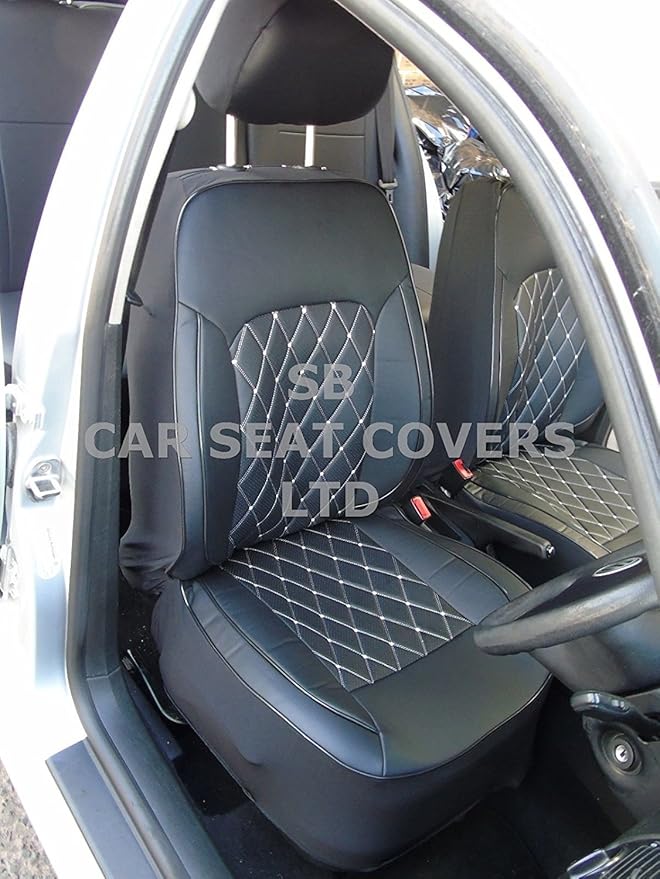 BLACK TO FIT A TOYOTA AYGO CAR SEAT COVERS 2 FRONTS,YS01 RECARO d BLACK TO FIT A TOYOTA AYGO CAR SEAT COVERS 2 FRONTS,YS01 RECARO d