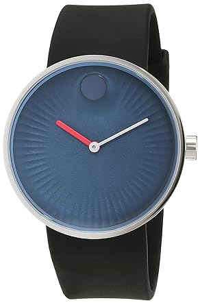 Movado Edge Analogue Display Blue Dial Mens Watch