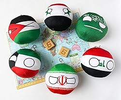 Raclove 6PC Countryballs Plushies - Soft