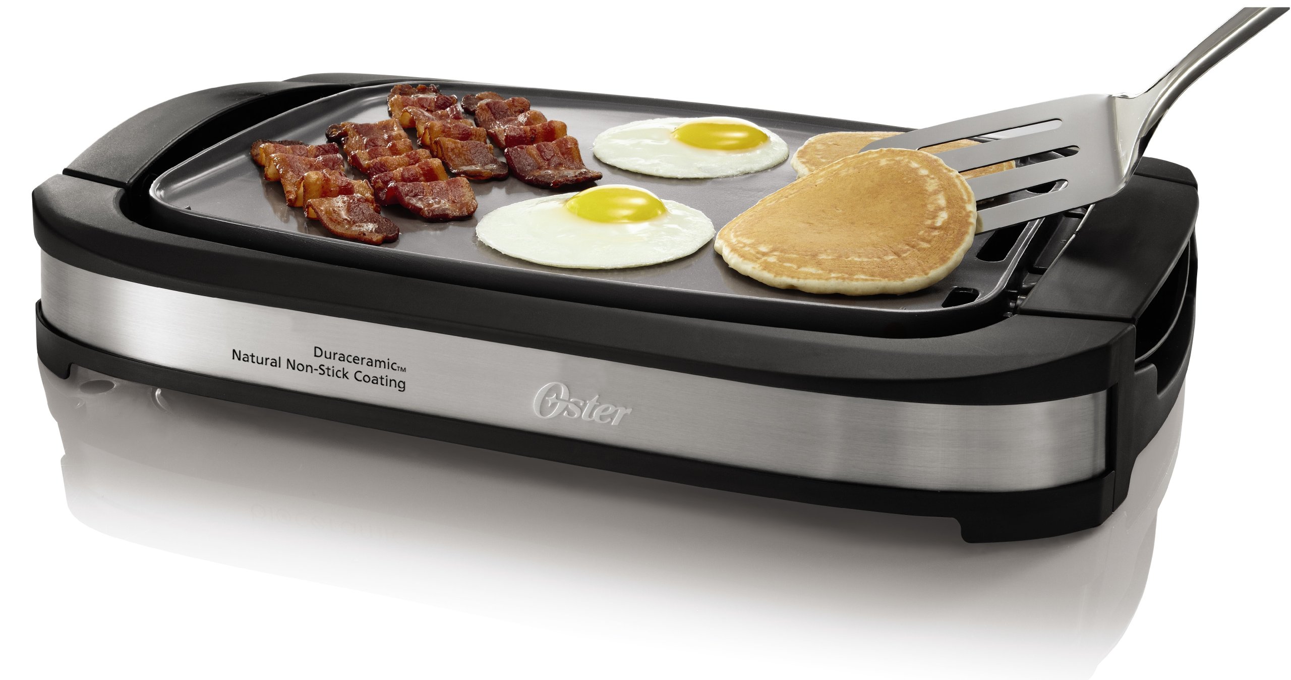 Oster Titanium Infused DuraCeramic Reversible Grill/Griddle, Black eBay