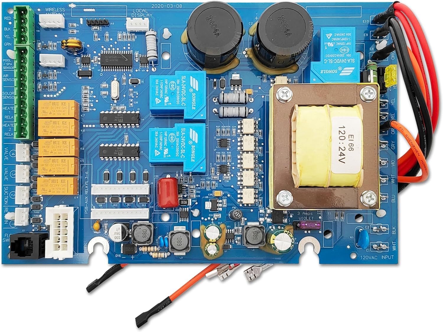 Photo 1 of 2025 New Upgraded GLX-PCB-Main Main Printed Circuit Board Replacement for Hayward Goldline AquaLogic and AquaPlus Pool and Spa Automation System.