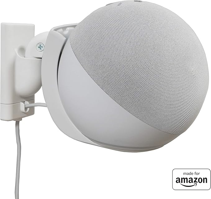 All New, Made For Amazon Wall Mount, White, Echo (4th generation) Amazon.ca Amazon Devices
