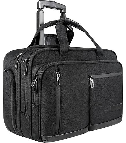 Amazon.com: EMPSIGN Rolling Briefcase Laptop Bag,17.3
