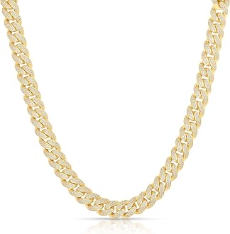 Cuban Link Choker Chains Necklace 