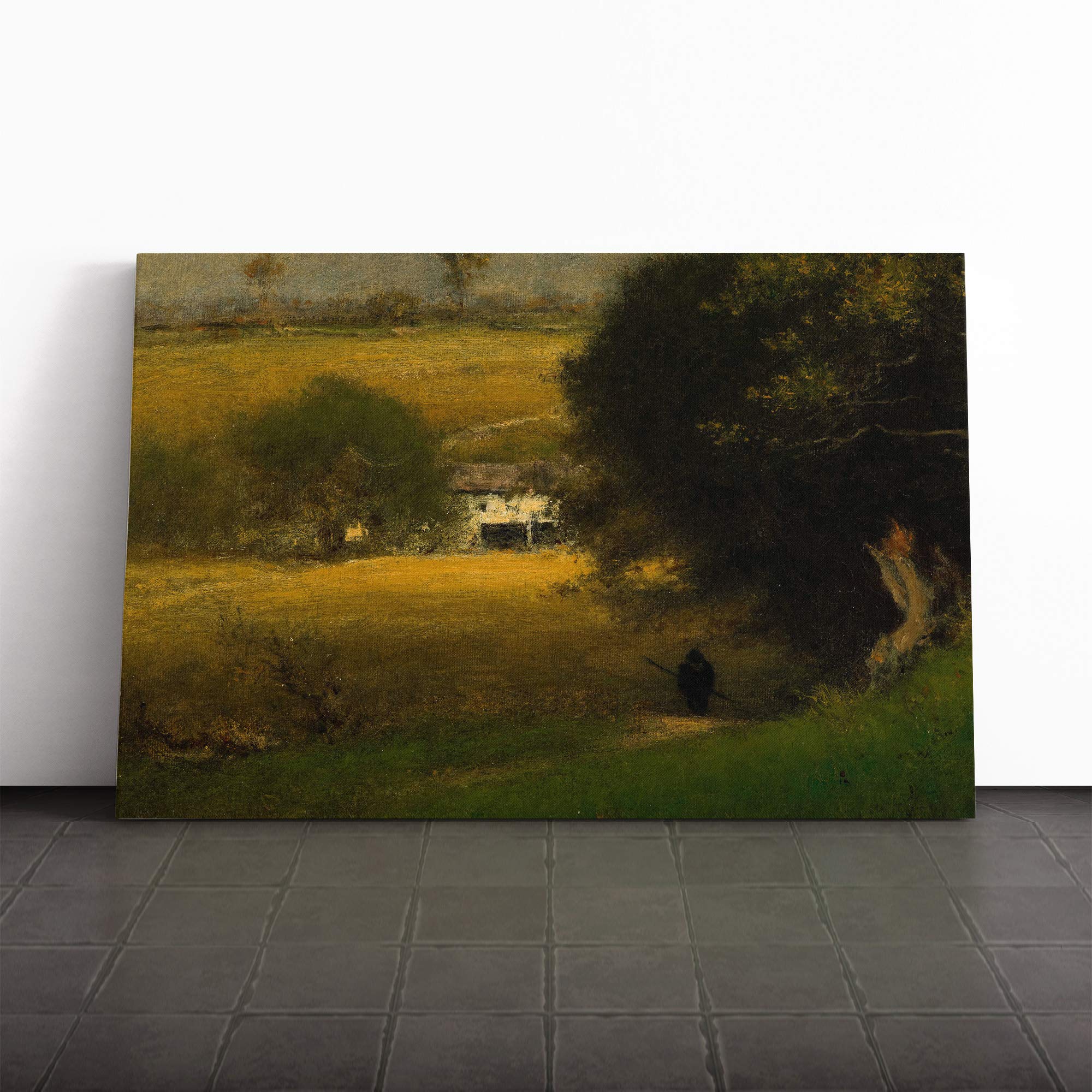George Innes Landscape (3) Canvas Print | Gallery Wrapped 30mm Frame Wall Art | 20x14 inches | Ready to Hang | Modern Landscape Picture | Living Room Bedroom Lounge Office
