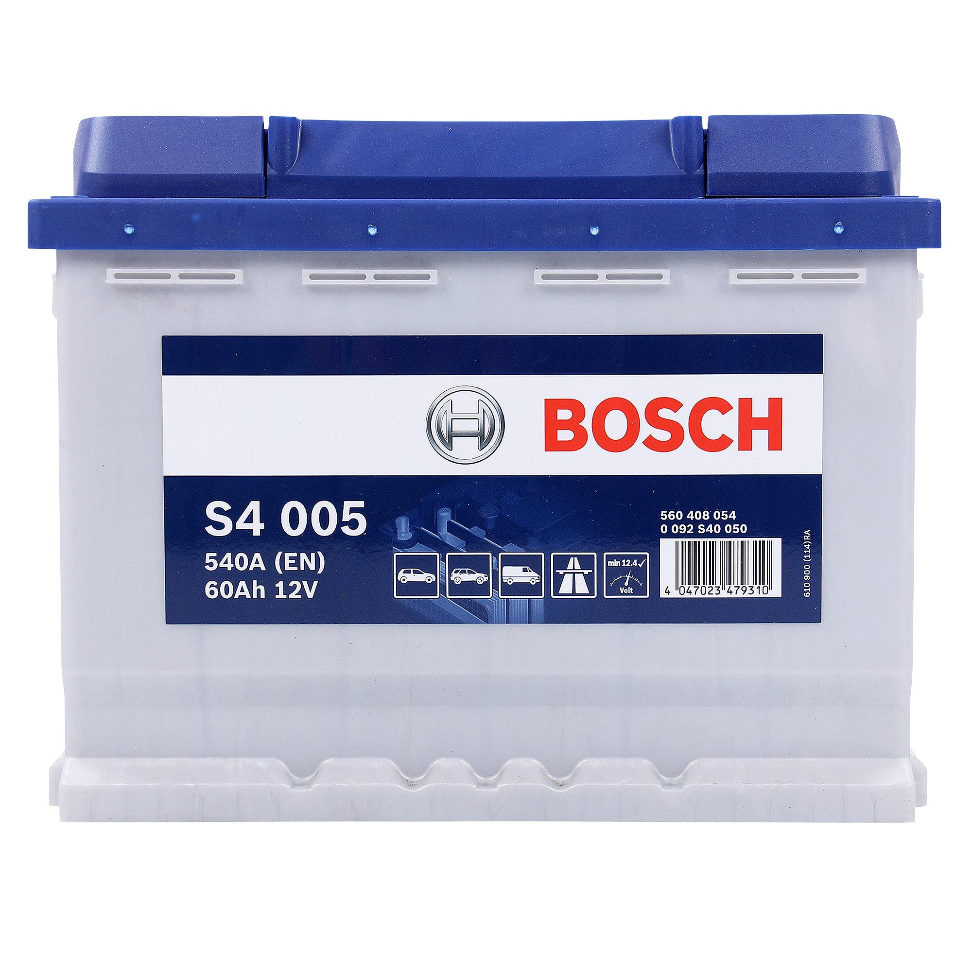 Bosch 0092S40050 Batteria Auto 60A/H-540A