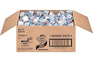 Nestle Coffee Mate Coffee Creamer, French Vanilla, Liquid Creamer Singles, Non Dairy, No Refrigeration, Box of 180