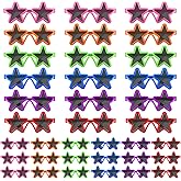 Konohan 36 Pairs Kids Star Sunglasses Party Favors Bulk Summer Beach Neon Sunglasses Party Favor Star Shaped Glasses Retro Style for Summer Beach Pool Birthday Goody Bag Stuffers