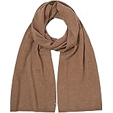 KVSS 100% Pure Cashmere Scarf for Women Lightweight Fine Knit Scarves Ultra Soft | Luxury from inner Mongolia