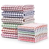 AOTBAT Kitchen Towels and Dishcloths Set, 16 x 25 12 12, Set of Bulk Cotton Dish for Washing Dishes Rags Everyday Cooking Baking