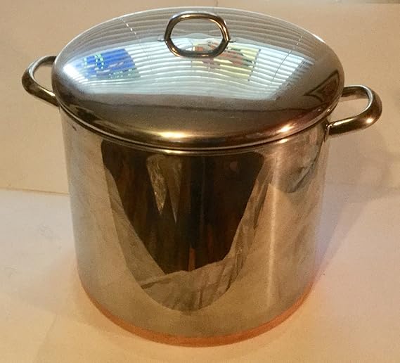 Revere 20 qt Stockpot & Lid. Copper Bottom, 1801 Amazon.ca Home