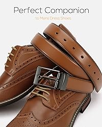 CHAOREN Mens Belts Leather 1 Pack