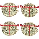 VEVOR Chain and Binder Kit 3/8 in-1/2 in, Ratchet Load Binders 9215 lbs Working Strength, Ratchet Binders and Chains, 3/8 in x 10 ft Chains with G70 Hooks, for Truck, Tie Down, Hauling, Towing
