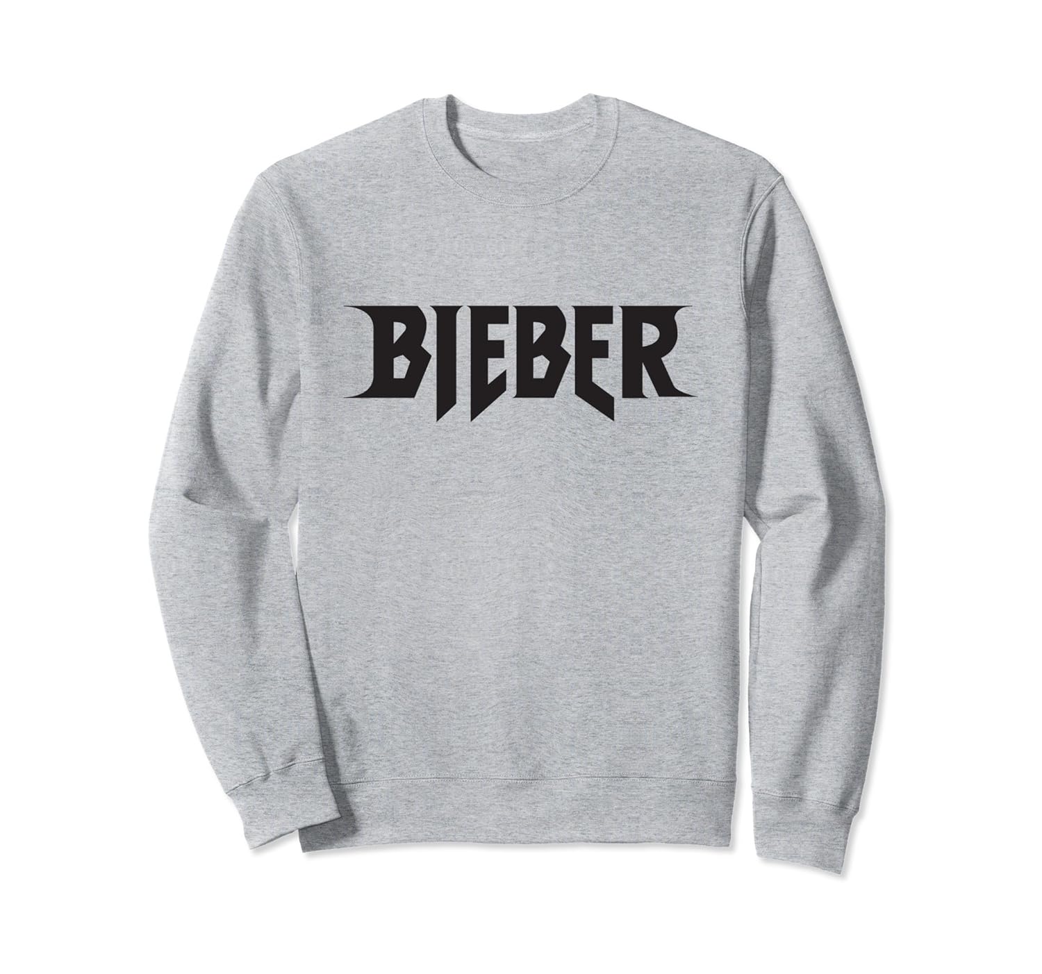 Justin Bieber Black Bieber Logo Sweatshirt4LVS 4loveshirt