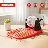 Magic Toy Shop Bingo Game Set 90 Balls 24 Cards Family Lotto Board Game Cage view 4