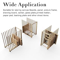 UNZERO Art Storage Rack, Art Canvas Storage, Canvas
