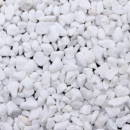 Belle Vous Pebbles 3 6 Kg Mini White Decorative Pebble Stone