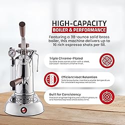 La Pavoni PSW-16 Stradivari Lever Espresso Machine