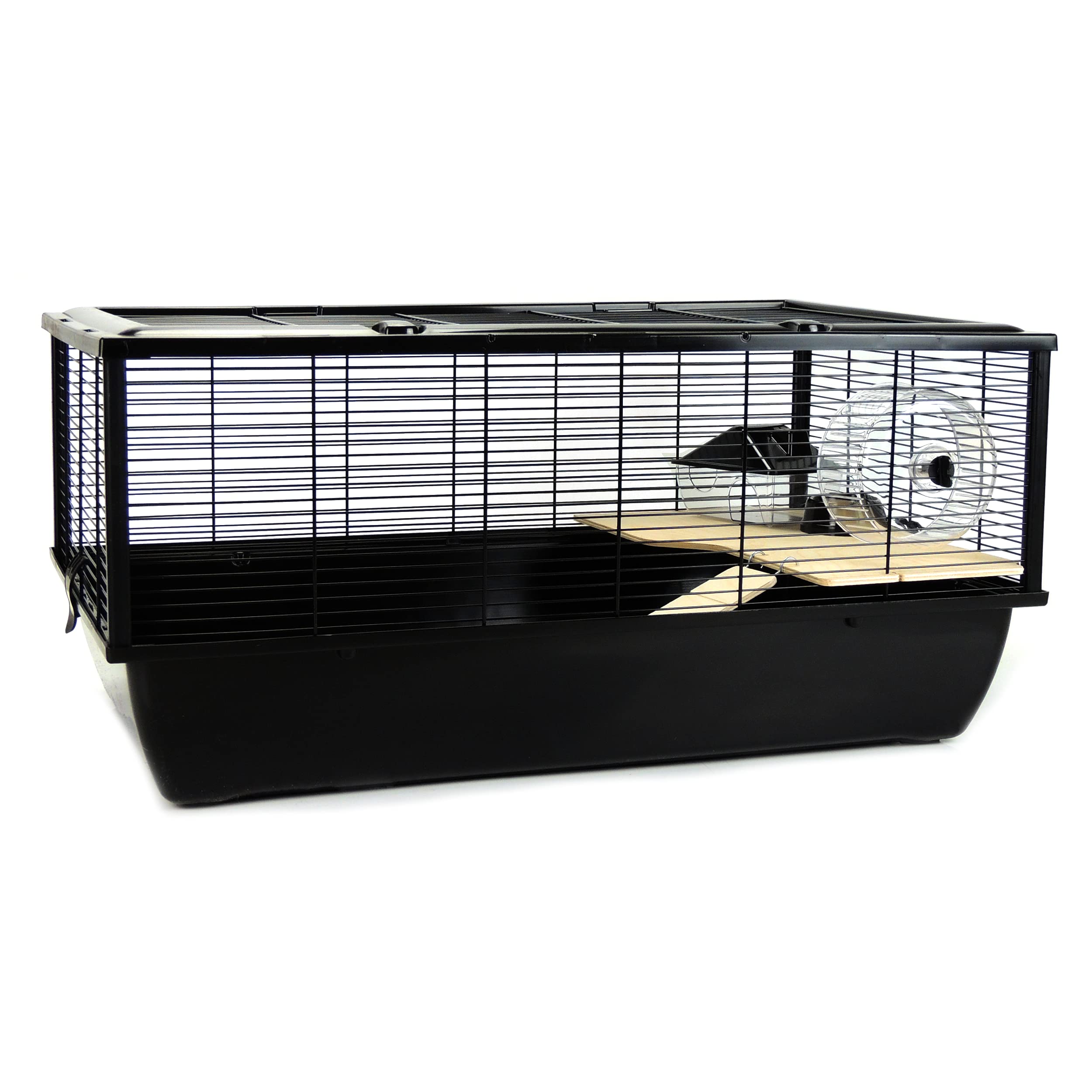 Hamster & Rat Cage Grosvenor 78 x 48 x 36cm - Black | Little Friends