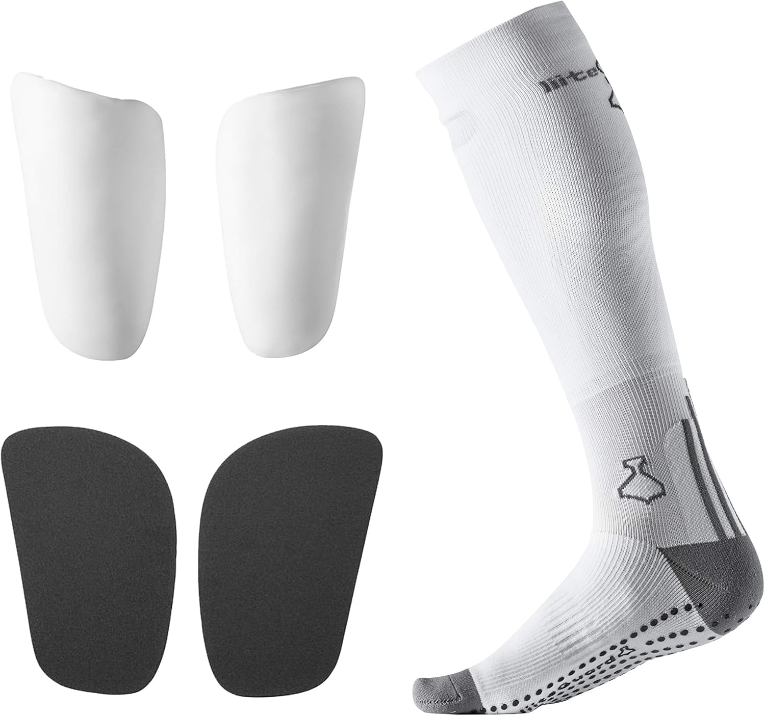 football socks with shin pad pocket
