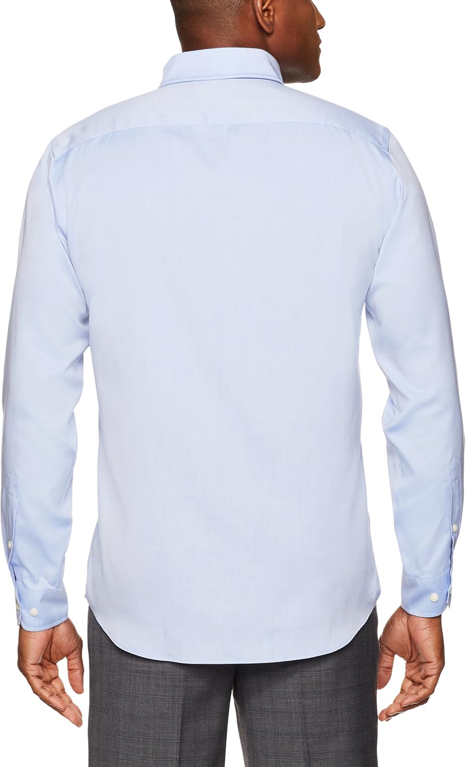  Brand - BUTTONED DOWN Men's Fitted Solid Pinpoint Dress Shirt, Supima Cotton Non-Iron: Clothing