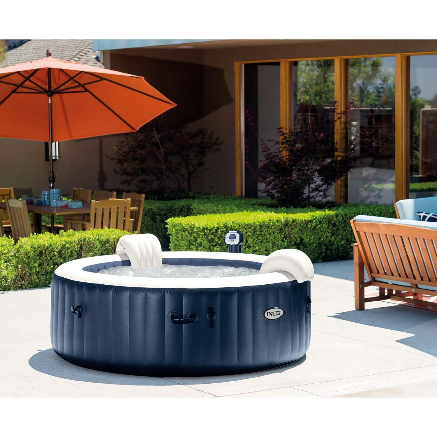 Intex Pure Spa Inflatable Hot Tub With Type S Easy Set Filter My XXX