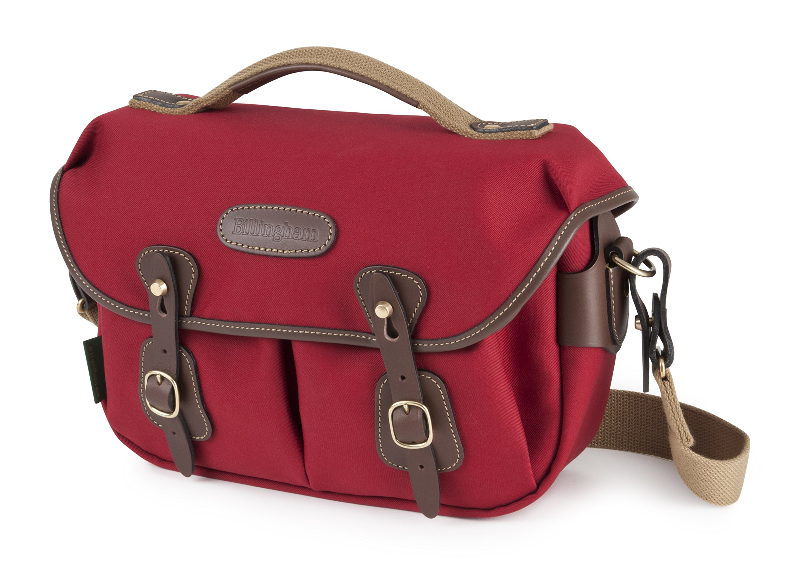 Billingham Hadley Small Pro Camera Bag (Burgundy Canvas / Chocolate Leather)