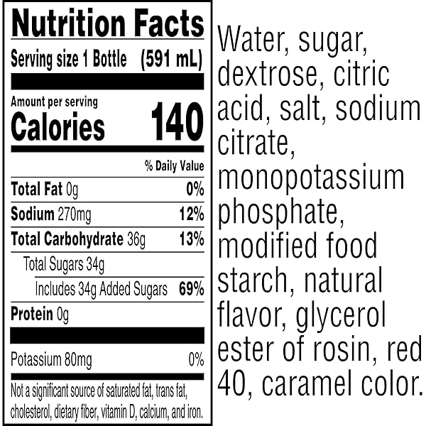 GATORADE THIRST QUENCHER, FRUIT PUNCH, 20 FL OZ (PACK OF 8)