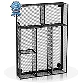 Desk Drawer Organizer, Office Drawer Divider Organizer Tray with 6 Compartments, Metal Mesh Desktop Organization and Accessories for Stationery Makeup Kitchen Toolroom School &Office, 12.6x8.27x1.6 in