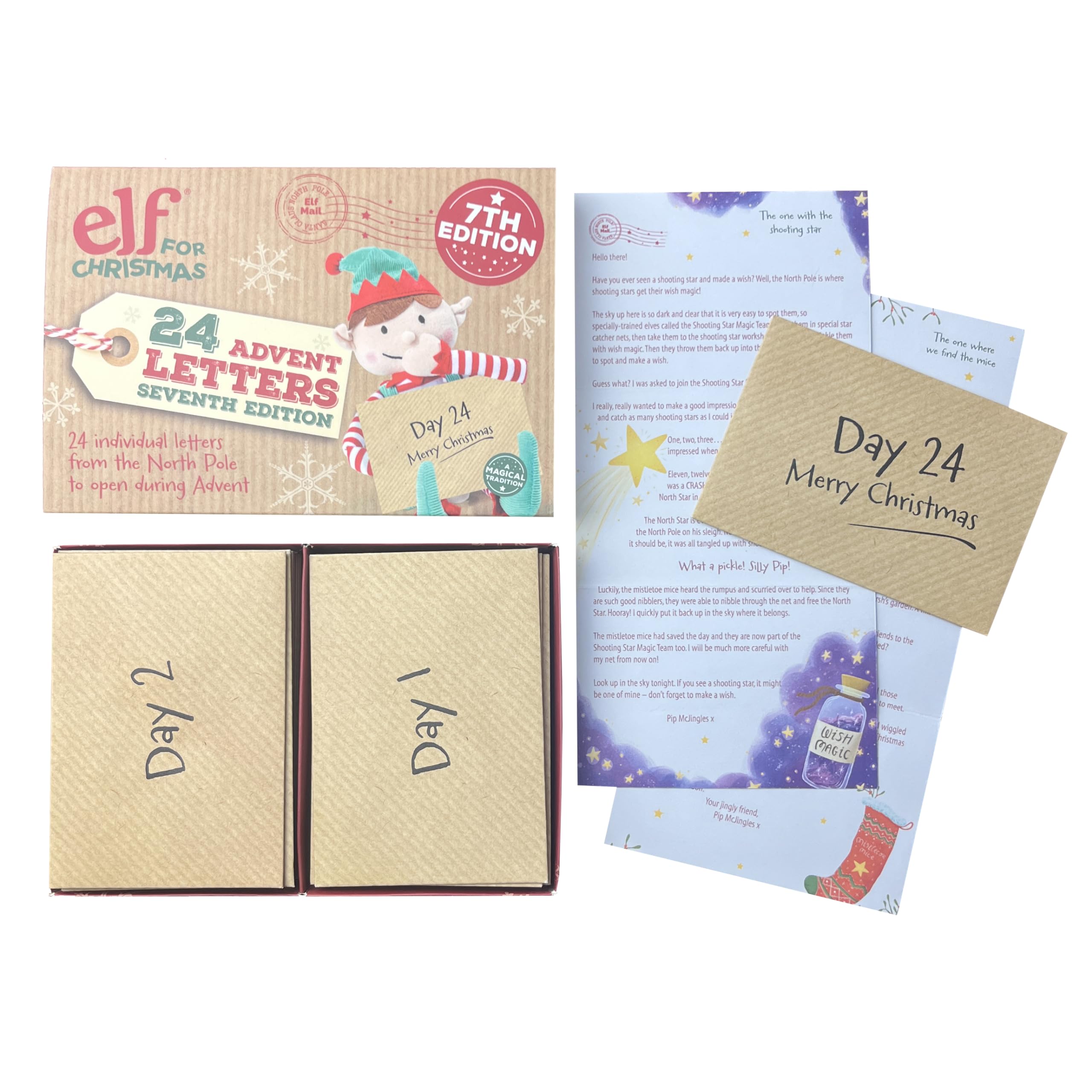 Christmas Elf Letters 24 daily elf letters from the North Pole
