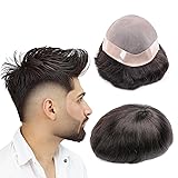 lumeng Wigs For Mens Hairpieces Mono Lace