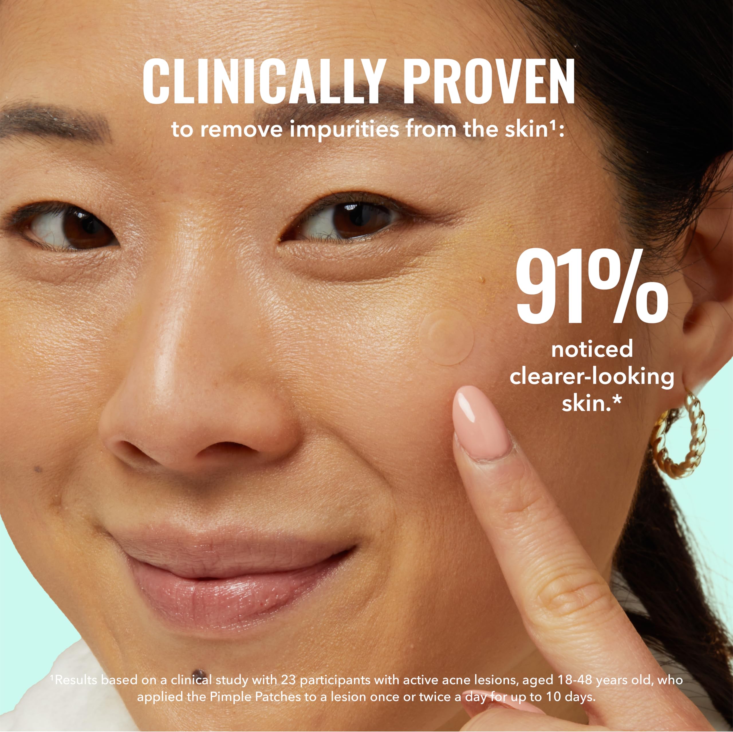 Good Molecules Pimple Patches for Face, 60 Pack – Ultra-Thin Hydrocolloid Acne & Zit Patches, Invisible Under Makeup, Clinically Tested Acne Spot Treatment